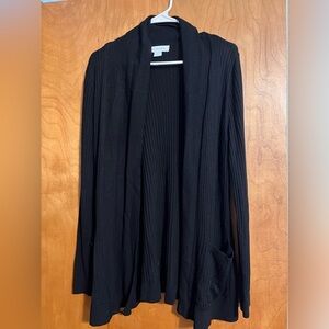 Women's Black m Cardigan Sweater